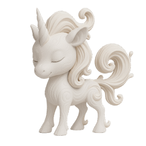 Licorne Chibi de l'Eau