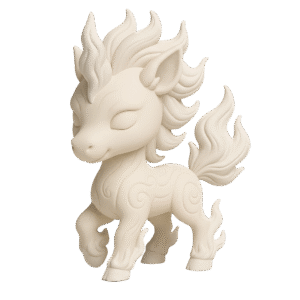Licorne Chibi du Feu