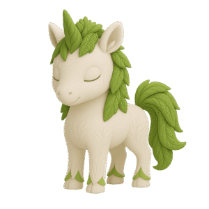 Licorne Chibi de la Forêt