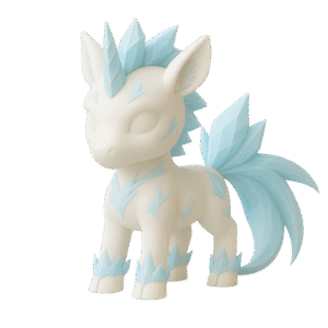 Licorne Chibi de Glace