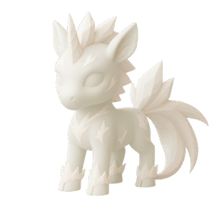 Licorne Chibi de Glace