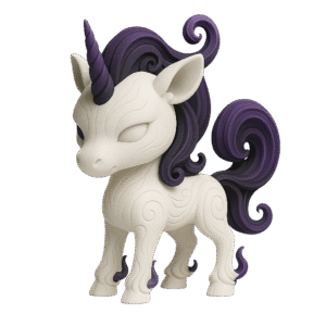 Licorne Chibi des Ténèbres