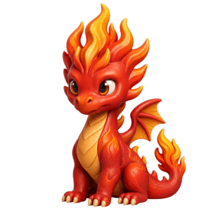 Dragon Chibi du Feu