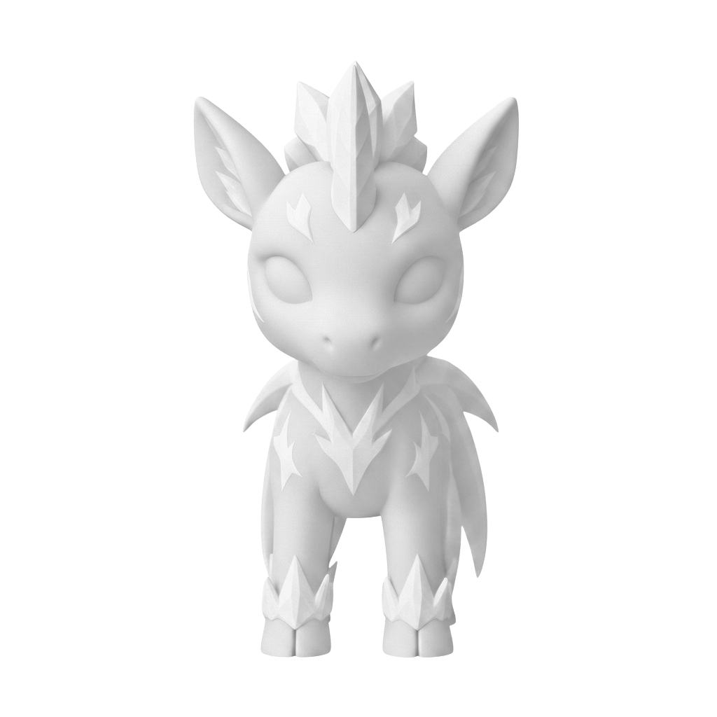 Licorne Chibi de Glace – Image 2