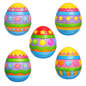 Oeufs de Pâques (Lot de 3)