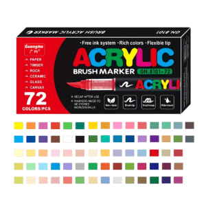 Pack de 72 Feutres Acryliques Guangna