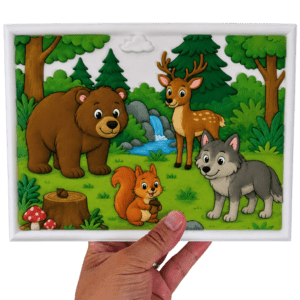 Tableau à Colorier – La Forêt
