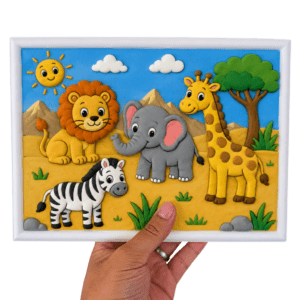 Tableau à colorier - La Savane
