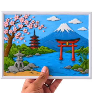Tableau à Colorier – Évasion au Japon