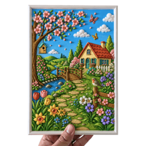 Tableau à colorier - Saison Printemps